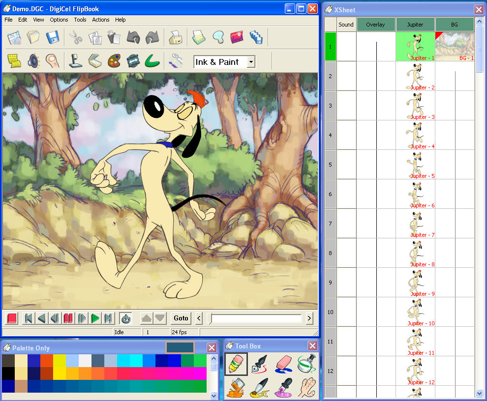 digicel flipbook animation software